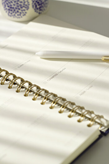 Matt Notebook A5 Spiralli Keten Süresiz Planlayıcı Ajanda Lacivert