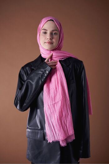 Modakaşmir Σειρά Bamboo Shawl Candy Pink