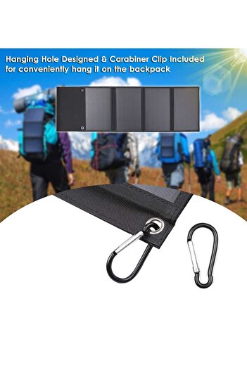 KESEROĞLU Güneş paneli usb katlanabilir güneş enerjisi şarj cihazı