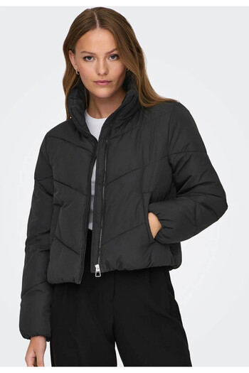 ONLY Palton de damă negru 15308639 Onlmaggı Solid Puffer Cc Otw