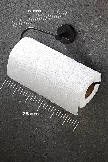 Sas Haus Paper Towel Holder Open Solo Paper Holder Black S-113