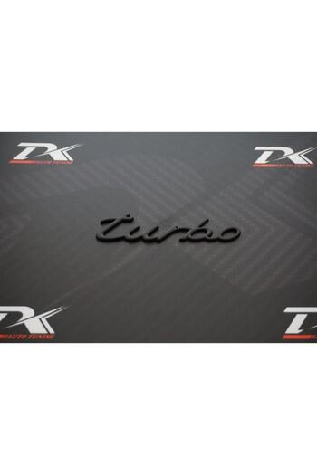 TURBO Dk Tuning Porsche Macan Panamera Cayenne 911 Luggage Logo