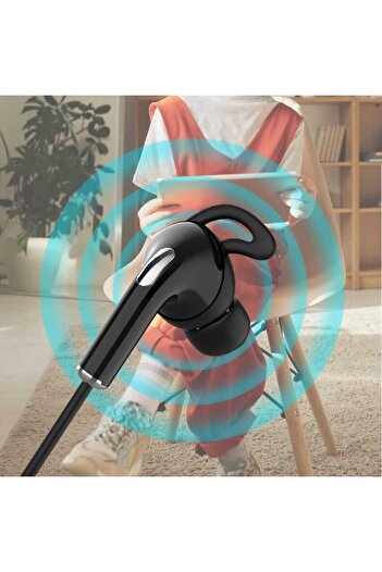 Canpay Gürültü önleyici mikrofon Güçlü Bass ve HD 3D Surround Süper Ses kalitesi 3.5mm Kulaklık KIRMIZI