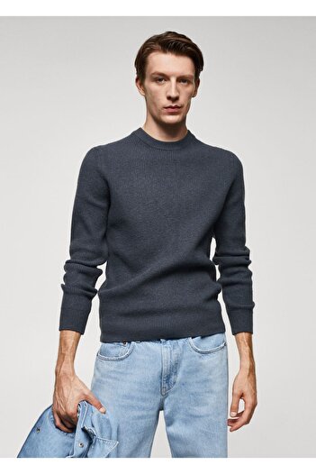 MANGO Man Pullover aus Gummistrick