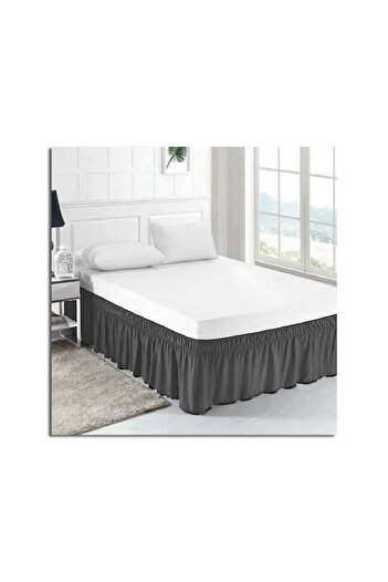 Gelincik Çeyiz Base Ruffle - XXL 200x200 Bed Skirt, 42x900cm