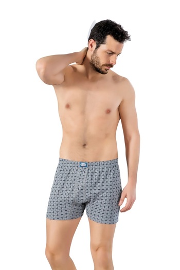 by İGP Pachet de 2 boxer pentru bărbați, 100% bumbac, mai multe culori