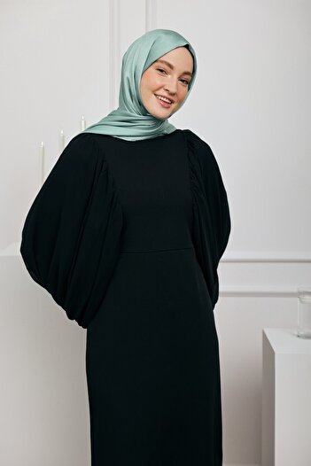 Modakaşmir Σάλι Devore Satin Series Water Green