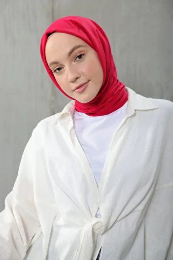 Modakaşmir Cozy Cotton Series Shawl Violet