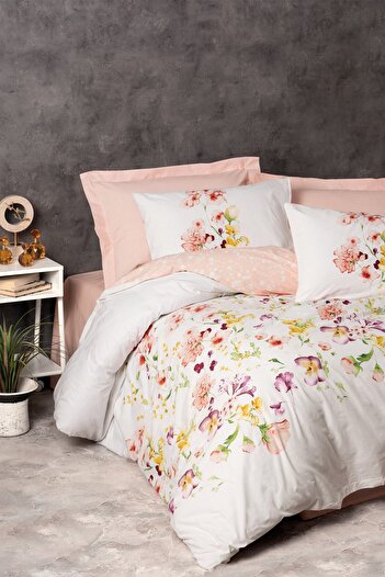 Cotton Box Tek Kişilik Nevresim Takımı Emma Somon