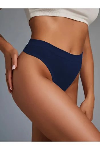 MİSTİRİK Еластичні та м'які спортивні трусики Paulo модель Navy Blue