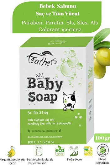 Cosmolive 100% Natural Baby Soap - Face, Hair and Skin Care