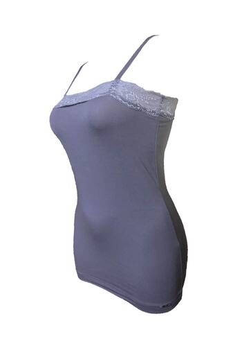 Blackspade Women's -1347- 94% Modal Lace Thin Strap Tank Top