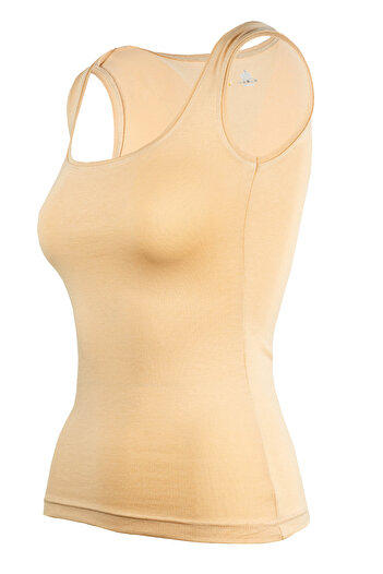 BSM Women's Nude Modal Cotton Soft Breathable Thick Strap Tank Top