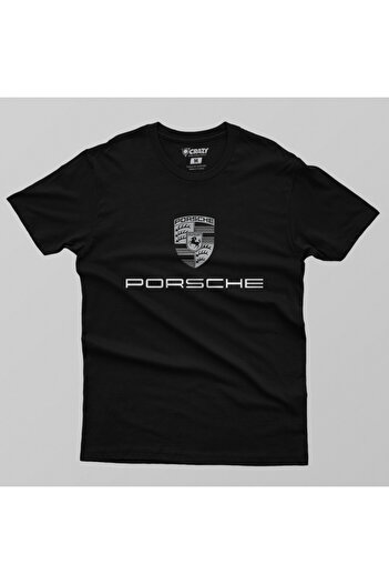 Crazy Ανδρικό μπλουζάκι Porsche Black Logo