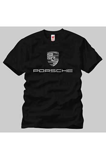Crazy Ανδρικό μπλουζάκι Porsche Black Logo