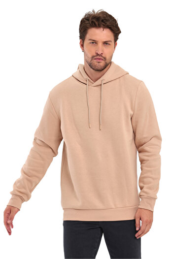 Rodi 3 Ip Şardonlu Kapuşonlu Cepsiz Sweatshirt Rd24ke054902
