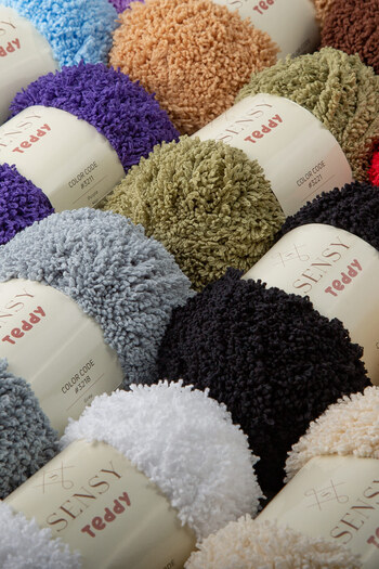SENSY Teddy Hand Knitting Yarn Κουβέρτα Κλωστή Πουλόβερ Κλωστή Ζακέτα Κλωστή Κασκόλ Κλωστή Μπερέ Κλωστή Πλεκτό Λευκό