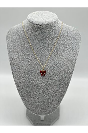 Hobimos Butterfly Figured Women's Necklace