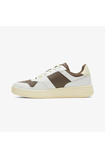 Tommy Hilfiger Tjm Basket Color Erkek Krem Sneaker