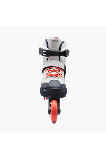 Decathlon Çocuk Fitness Pateni - Gri / Kırmızı - Fıt3
