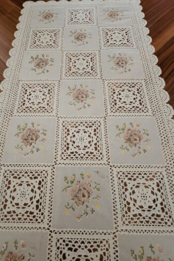Başak Ev Tekstili 80cm x 40cm PVC Runner και Σερβίρισμα Τραπεζιού