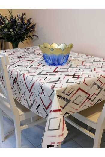Başak Ev Tekstili FIBER PVC OIL PATTERNED REMOVAABLE TABLE CLOTH