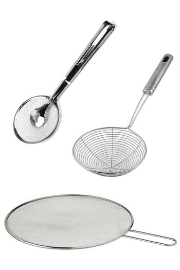 UNDERGROUND TRADE Frying Strainer, Frying Tongs Strainer Does Not Splash Oil