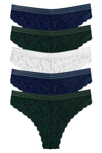 Sensu Γυναικείο Σετ Σλιπ 5 τεμαχίων Full Lace