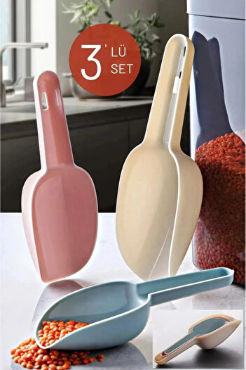 Hilamingo Home 3 Size Measuring Spoon Set Food, Pulses, Flour, Food, Spice Shovel, Food Shovel