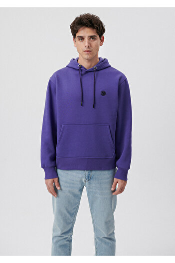 Mavi Hooded Purple Basic Sweatshirt 065809-70493