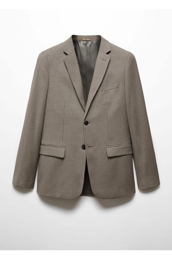 MANGO Man Stretch Fabric Super Slim Fit Blazer Jacket