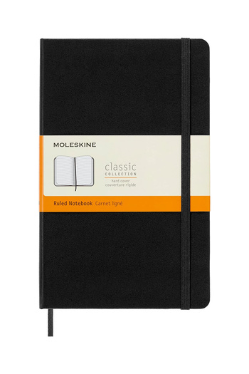 Moleskine دفتر ملاحظات كلاسيكي مخطط 13x21 سم 240 ورقة بغطاء صلب
