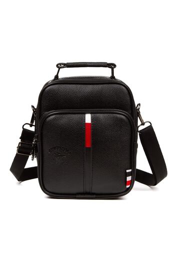 Newish Adelina Black Leather Hand and Shoulder Bag Travel Daily Cross Strap