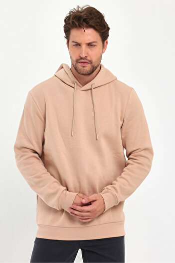 Rodi 3 Ip Şardonlu Kapuşonlu Cepsiz Sweatshirt Rd24ke054902