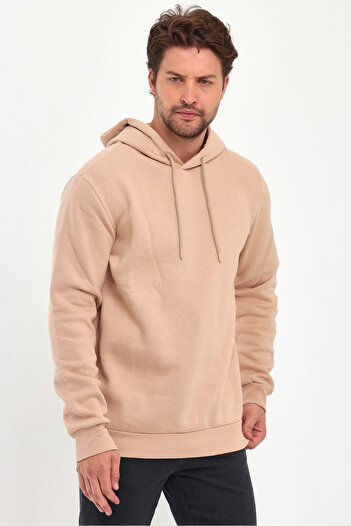 Rodi 3 Ip Şardonlu Kapuşonlu Cepsiz Sweatshirt Rd24ke054902