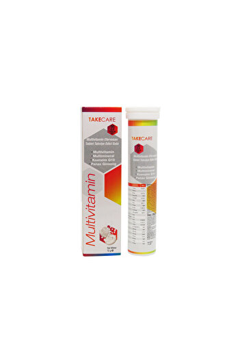TakeCare Effervescent 20 Tablets for Take Care - Multivitamin and Multimineral Supplement