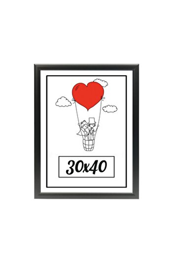 ÖZCANLAR ÇERÇEVE 30x40 - 2-Piece Photo Frame (black-white) Modern Office Art Home Home Decorative