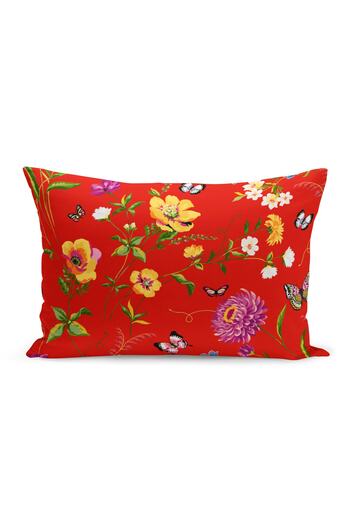 Filamente Double Sided Digital Printing Throw Pillow Cover Flower Garden