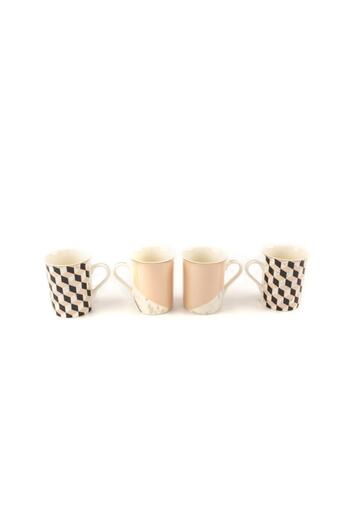 Mikasa Moor Rosa Set of 4 - Mug and Glass Design