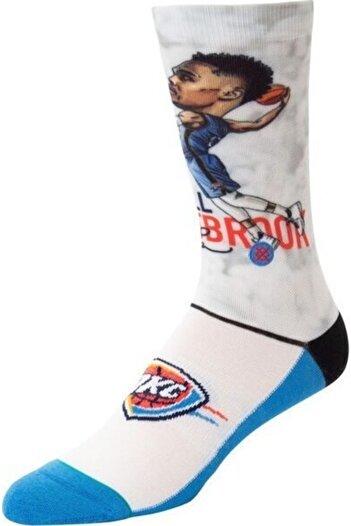 Stance Erkek Çorap Nba Westbrook Big Head Blue