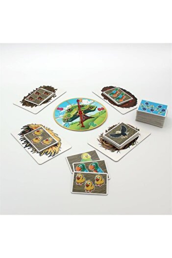 Todizoo Çarkı Çevir Kartlarla Kuşları Yuvalarına Yerleştir Yap Boz Puzzle