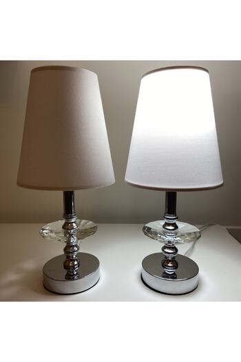 AbajurAksesuar Galaxy Silver-white Lampshade 2 Pieces