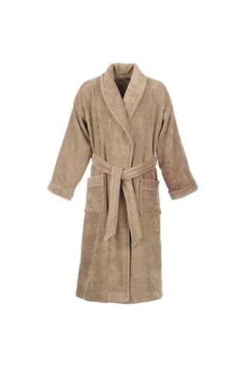 HIZSOY TEKSTİL Camel Unisex Bathrobe