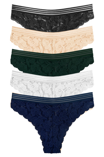 Sensu Γυναικείο Σετ Σλιπ 5 τεμαχίων Full Lace