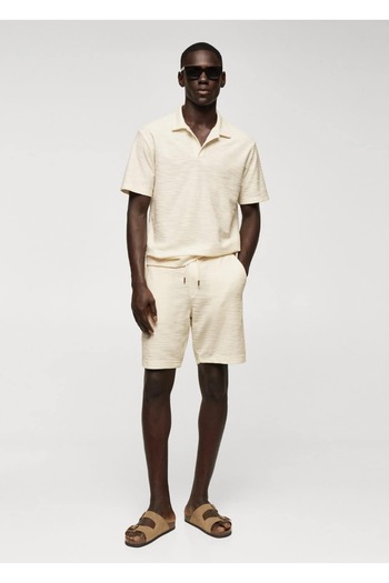 MANGO Man Bowling Collar Polo