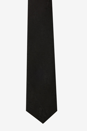 ALTINYILDIZ CLASSICS Men's Black Patterned Tie