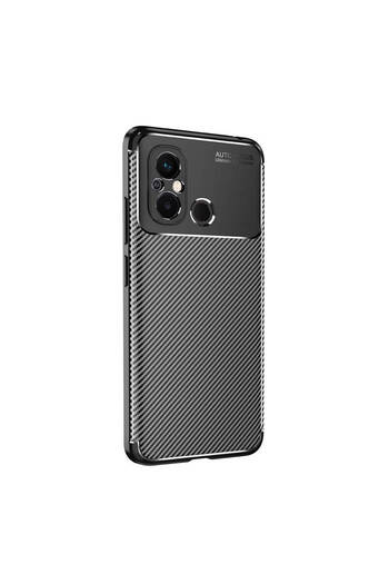 Fibaks Case for Xiaomi Redmi 12C Case with Camera Protruding Carbon Fiber Pattern Does Not Discolor Protective Cover Case