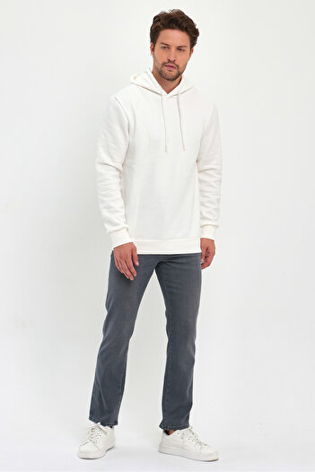 Rodi 3 Ip Şardonlu Kapuşonlu Cepsiz Sweatshirt Rd24ke054902