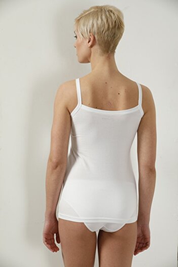 Elegant Γυναικείο εσώρουχο 2 τεμαχίων Modal Thin Strap Fabric Piping