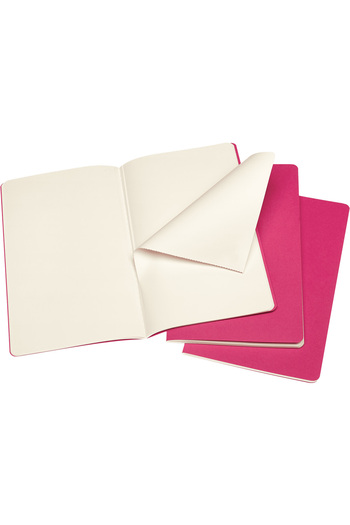 Moleskine Cahier Large 3-Piece Unlined Notepad, 13x21cm